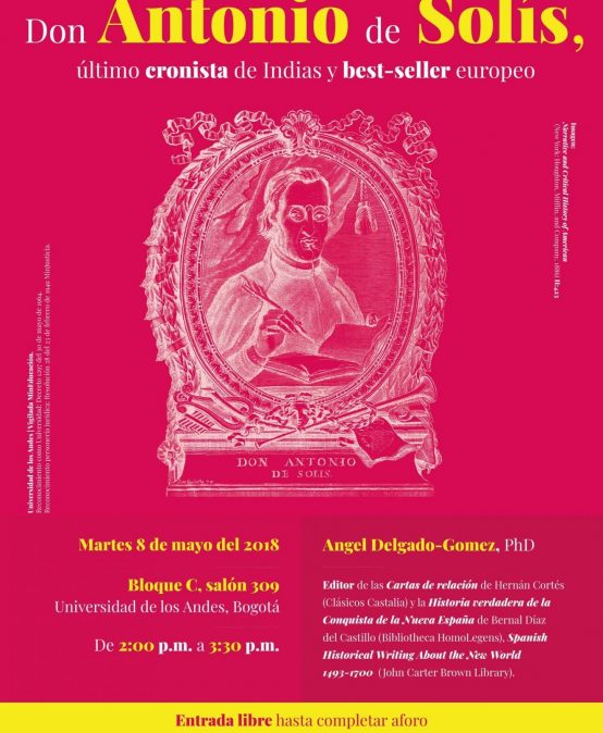 Conferencia: Don Antonio de Solís, último cronista de Indias y best-seller europeo