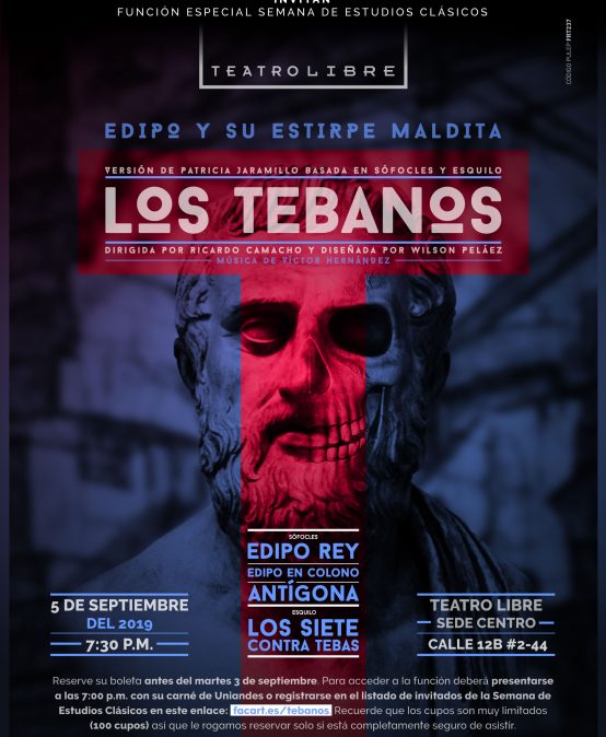 Obra de teatro: Los Tebanos, en el marco de la Semana de Estudios Clásicos
