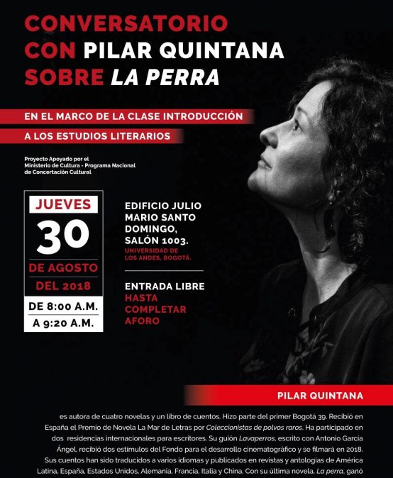 Conversatorio con Pilar Quintana sobre «La perra»