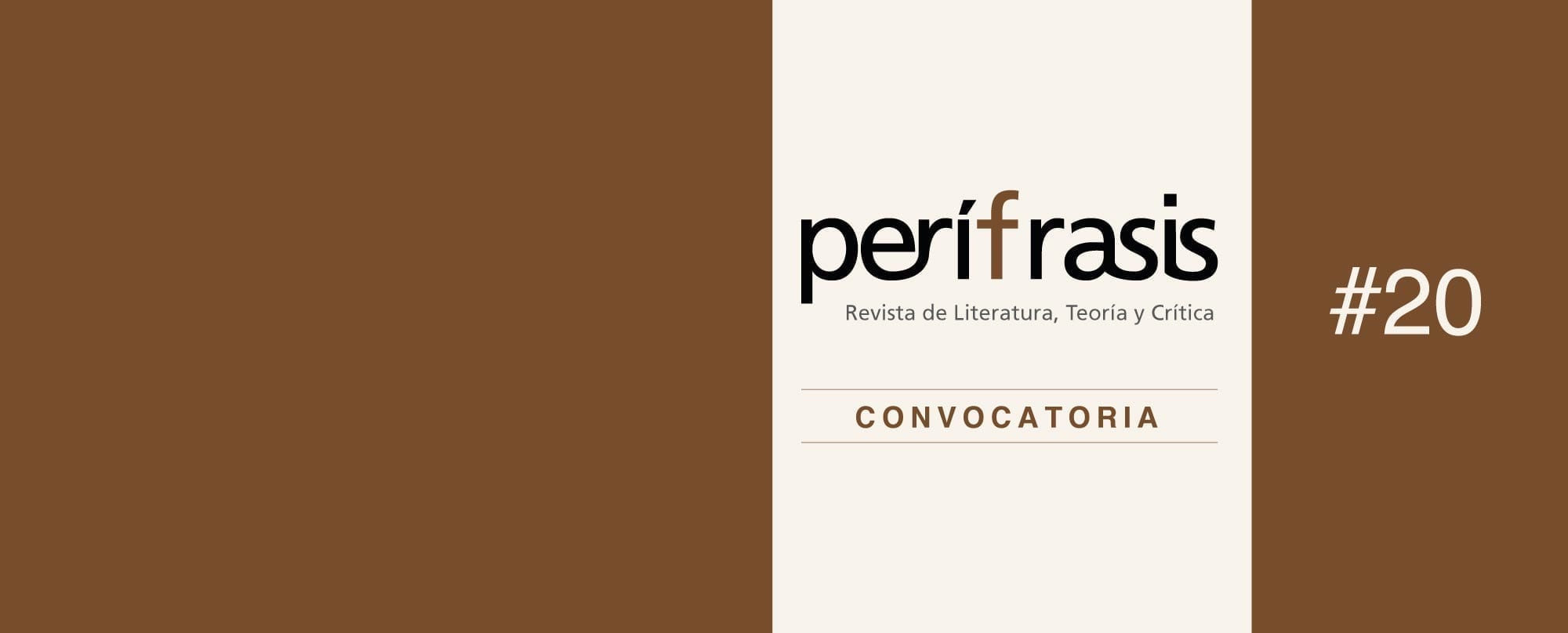 Convocatoria XX tema libre – Perífrasis