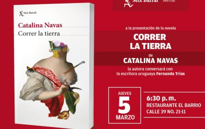 Egresada Catalina Navas presenta su libro Correr la tierra