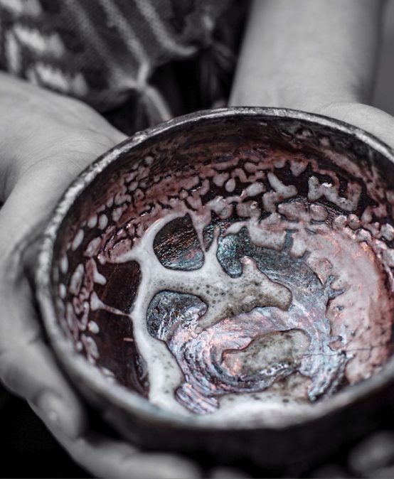 Quema experimental de cerámica Rakú