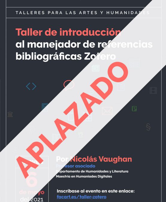 Taller de introducción al manejador de referencias bibliográficas Zotero