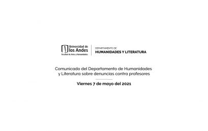 Comunicado sobre denuncias contra profesores