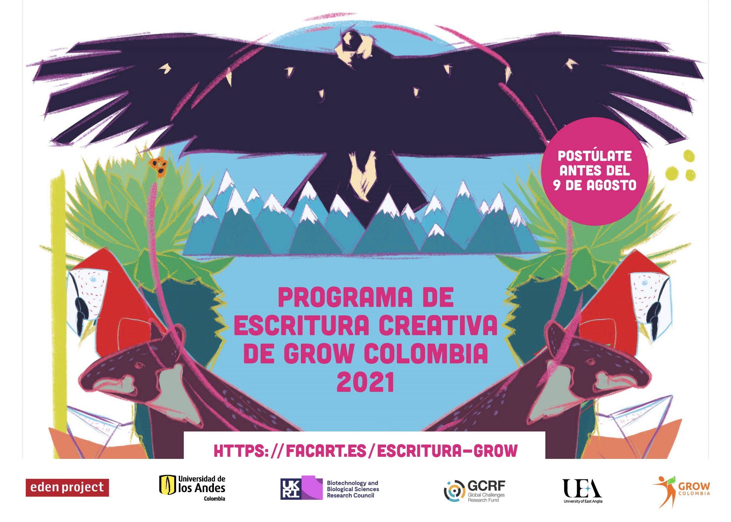 Programa de escritura creativa de Grow Colombia 2021