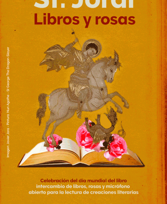 St. Jordi. Libros y rosas