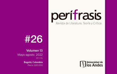 Nueva edición: Perífrasis. Revista de literatura, teoría y crítica número 26
