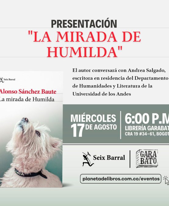 Andrea Salgado participa en el lanzamiento del libro La mirada de Humilda