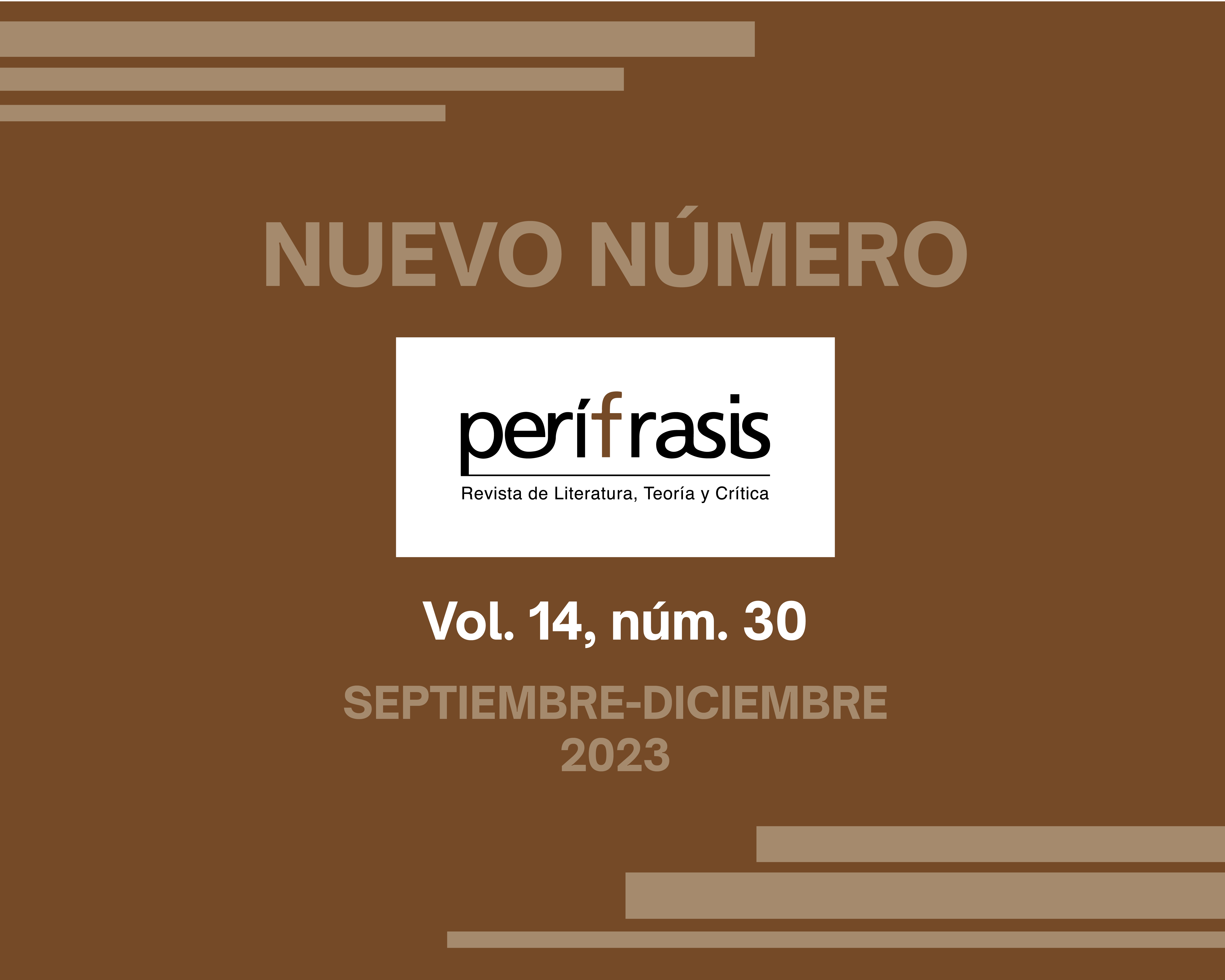 Perífrasis. Revista de Literatura, Teoría y Crítica lanza su número 30