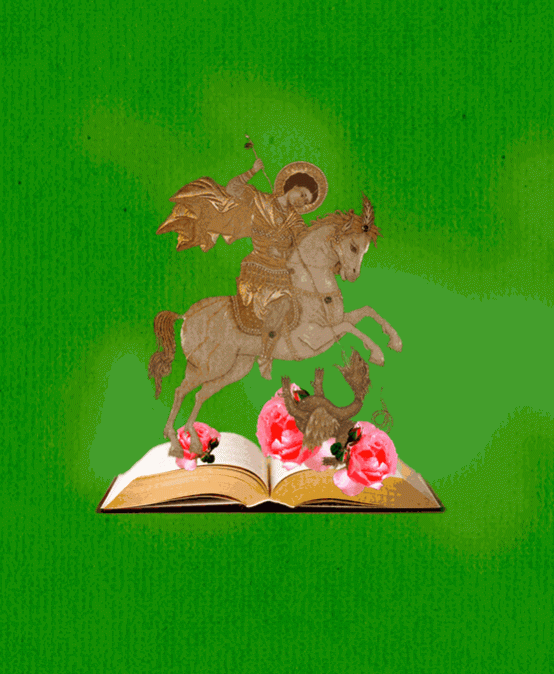 St. Jordi: libros y rosas