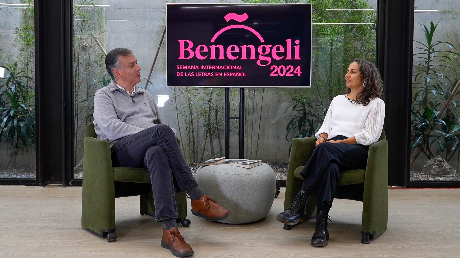 Mario Barrero entrevista a Diana Ospina en el Benengeli 2024