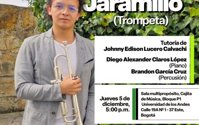 Recital de grado: Nicolás Jarramillo