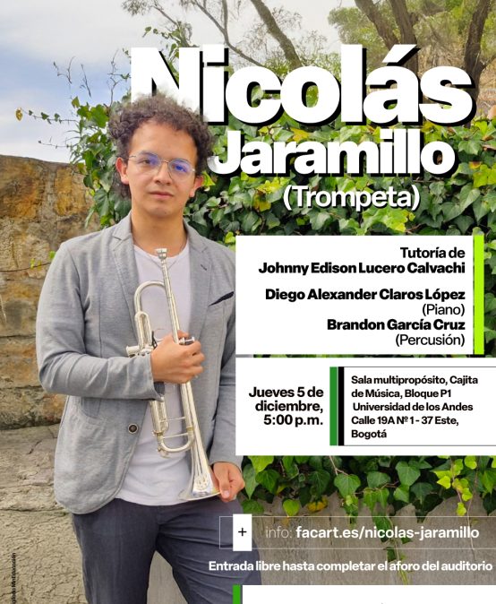 Recital de grado: Nicolás Jarramillo