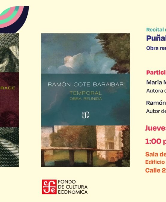 Recital de poesía con los poetas Ramón Cote y María Mercedes Andrade