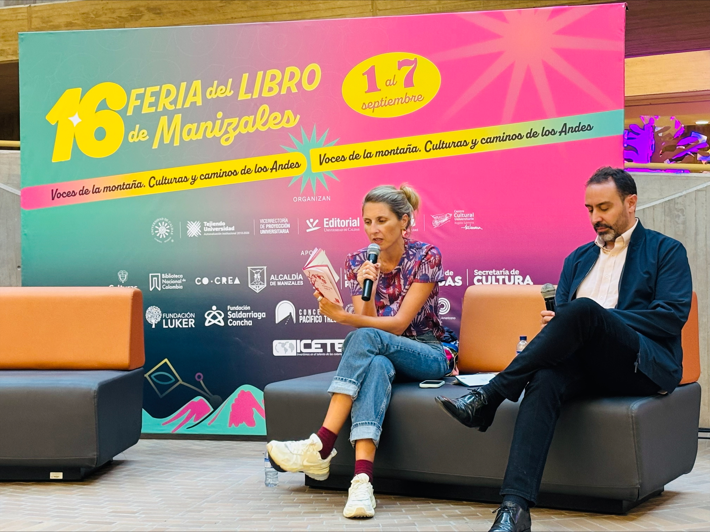 Literatura Uniandes y Portugal participaron en la 16° Feria del Libro de Manizales