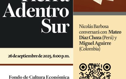Presentación de las novelas ganadoras del concurso “Tierra Adentro Sur” del FCE