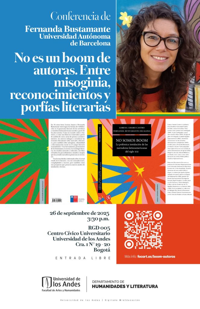 La profesora de la Universidad de Barcelona hablará de la misoginia, reconocimientos y porfías literarias hacia las narradoras latinoamericanas
del siglo xxi.