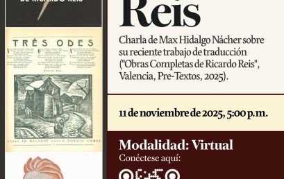 Charla: Leer, editar y traducir a Ricardo Reis